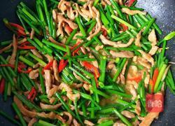 韭菜苔炒肉丝的做法图解17