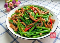 韭菜苔炒肉丝的做法图解18