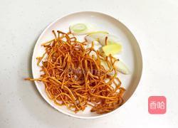 虫草花蒸鸡腿的做法图解4