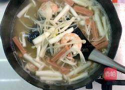 低脂不胖虾仁菌菇汤的做法图解7
