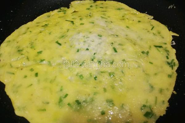韭菜鸡蛋饼