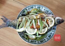 柠檬黄豆蒸鳊鱼的做法图解10