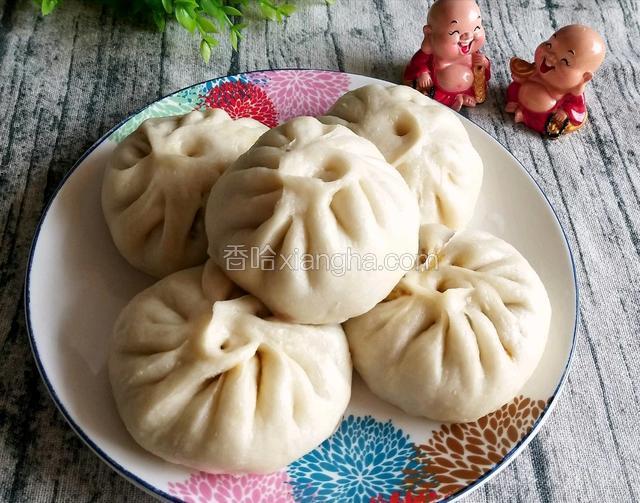 营养丰富的素包子。