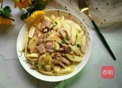 茭白炒肉片的做法图解13