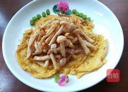 蛋黄白玉菇的做法图解4