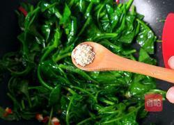 素炒木耳菜的做法图解7