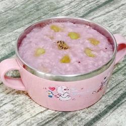 紫薯水果粥 (宝宝辅食）的做法[图]