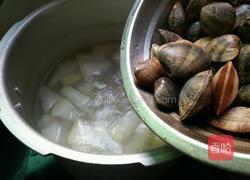 冬瓜花蛤肉片汤的做法图解6