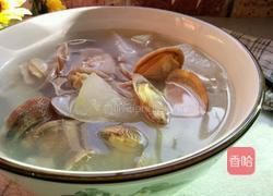 冬瓜花蛤肉片汤的做法图解11