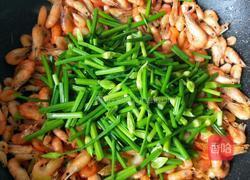 韭菜苔炒河虾的做法图解10