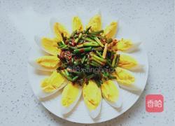 小葱拌鹅蛋的做法图解7