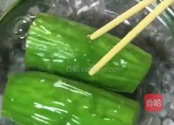 苦瓜酿香蕉的做法图解3