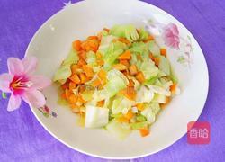 卷心菜炒胡萝卜的做法图解11
