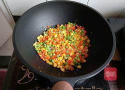 时蔬炒饭的做法图解4