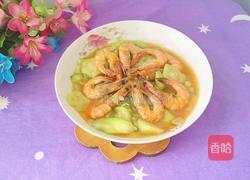 快手丝瓜虾的做法图解13