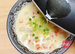 豆浆蟹柳蒸水蛋(经典粤菜)的做法图解14