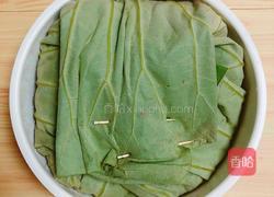 鲜蔬肉肠荷叶蒸饭的做法图解13