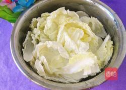 白菜鲜虾汤的做法图解3