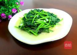 蒜香红薯叶的做法图解9