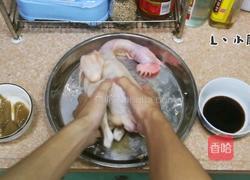 秘制手撕盐焗鸡 (微波炉版)的做法图解2