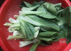 凉拌青菜香菇的做法图解1