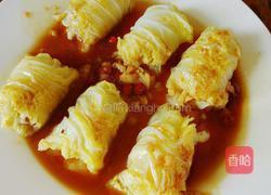 娃娃菜肉卷的做法图解8