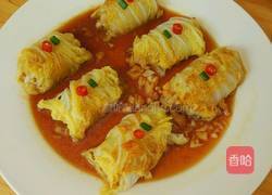 娃娃菜肉卷的做法图解9