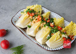 百吃不腻的蒜香娃娃菜的做法图解5