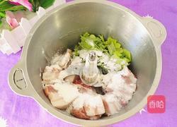 空心菜圆子汤的做法图解3