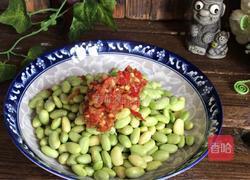 辣椒酱蒸毛豆米的做法图解3