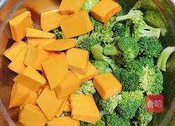 西兰花玉米鸡肉糕(芝士焗烤版)的做法图解2