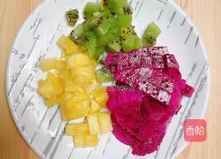 馒头水果披萨的做法图解3