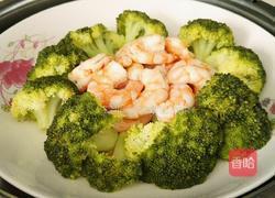 清蒸西兰花虾仁的做法图解7