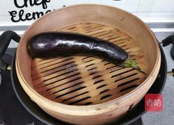孜然蒸茄子的做法图解2