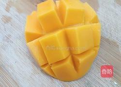 麦片芒果粒酸奶昔的做法图解2