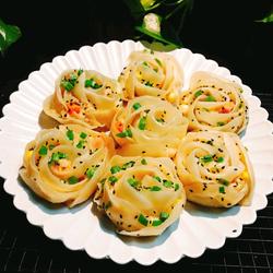 虾滑玫瑰花煎饺的做法[图]
