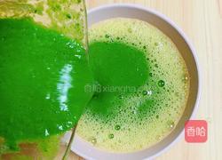菠菜鸡蛋糕(豆浆水蛋版)的做法图解9