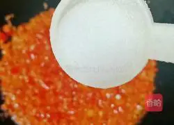 Illustration of how to make chopped pepper tofu 7