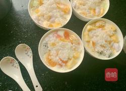 水果?酸奶西米露的做法图解3