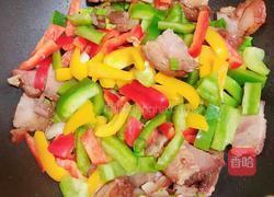 彩椒肘花肉炒饭(5分钟快手炒饭)的做法图解8