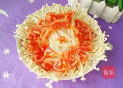 金针菇蒸西红柿的做法图解5