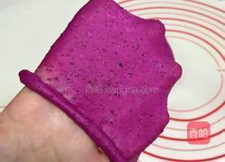 火龙果麻薯面包的做法图解3