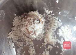 糯米虾仁蒸肉丸的做法图解12