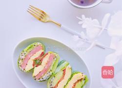 减脂早餐—生菜包饭卷的做法图解9