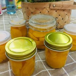 甜甜蜜蜜黄桃罐头的做法[图]
