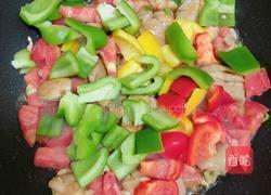 彩椒鸡丁炒酿皮（10分钟快手菜）的做法图解10