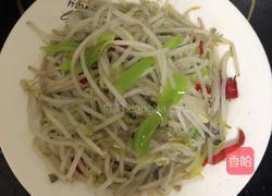 青椒豆芽菜的做法图解5