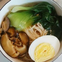香菇油菜面的做法[图]