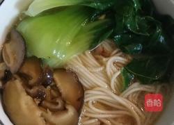 香菇油菜面的做法图解16