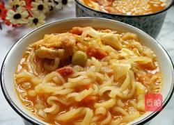 鸡蛋芝士拉面的做法图解11